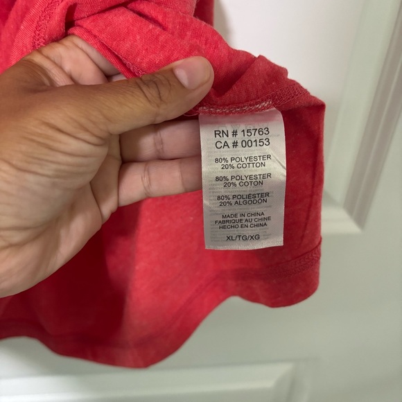 Champion Red Rutgers University Men's Tee - Size XL - Picture 4 of 6